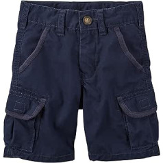 Carter's Baby Boys Canvas Cargo Shorts – Navy (9 mėn.)