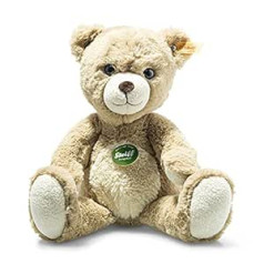 Steiff 23033 Teddy Teddies for Tomorrow Tom Teddy Bear 30 cm mīksta rotaļlieta bērniem - Mīksta un mīksta mazgājama - kapučīno (023033), 30 cm