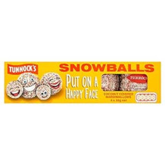 Tunnock of the Snowball ar kokosriekstiem pārklāti zefīri 4 x 30 g (120 g) (12 x 4 s iepakojumā)