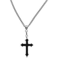 Alchemy Gothic Osbourne's Cross vīriešu kaklarota, gotikas, viduslaiku, roktērpi