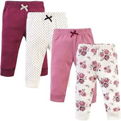 Hudson Baby unisex kokvilnas bikses un legingi, roze, 3-6 mēneši, rozā