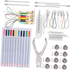 TOYANDONA pincetes komplekts 188 dab. — DIY saraušanās iesaiņojuma perforators, āķa rīks.