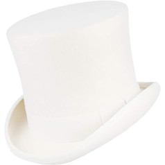 DEMU cilindriskā cepure filca cepure vilna filca cepure tēma ballītes cepure karnevāls chapeau topper kostīms kostīms melna cepure apkārtmērs 54-56cm