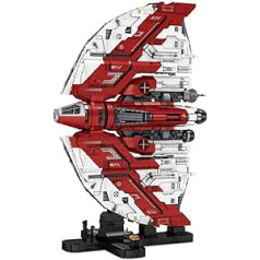 barweer Space Wars T6 Shuttle Clamping Blocks, Space Shuttle Modular Buildings Model Kit for Adults, Technology Aeroplane Building Blocks, Compatible with Lego Spaceship, Reobrix 99006, (5749 Pieces)