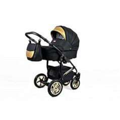 SaintBaby Isofix Buggy autokėdutė 3 viename komplektas Black Deluxe oniksas