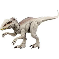 JURASSIC WORLD Indominus Rex HNT64 interaktīvā dinozauru rotaļlieta ar maskēšanās funkciju un kaujas režīmu bērniem no 4 gadu vecuma