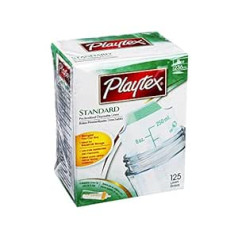 Playtex 8oz iepriekš sterilizēti mīksti pudeļu ieliktņi - 125 ct