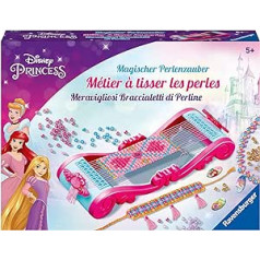 Ravensburger 23540 burvju pērļu burvju Disney princeses — maģiskas rokassprādzes no krāsainām krellēm, radošs amatniecības komplekts bērniem no 5 gadiem