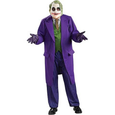 Rubie's Official DC The Joker Deluxe Dark Knight, pieaugušo kostīms, super nelietis uzģērbt