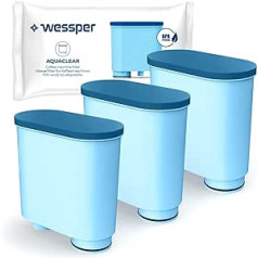 Wessper ūdens filtrs, kas saderīgs ar Philips AquaClean CA6903/10 CA6903/22 CA6903 kaļķakmens filtru Aqua Clean filtra kasetne Saeco un Philips pilnībā automātiskajiem kafijas automātiem