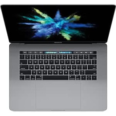 2016. gada Apple MacBook Pro ar 2,6 GHz Intel Core i7 (15 collas, 16 GB RAM, 256 GB SSD) — Space Grau (Generalüberholt)