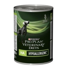 Purina pro plan veterinārās diētas ha hipoalerģiska - mitrā suņu barība - 400 g