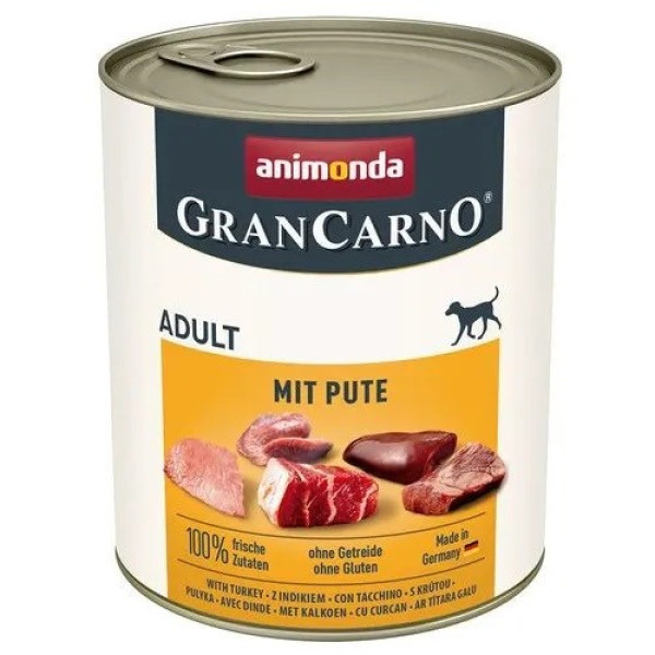 Animonda grancarno suaugusiųjų mit pute 800g