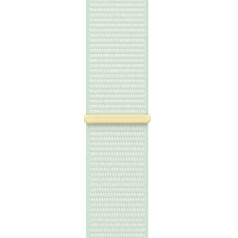 A pastel mint sports band for a 41 mm case