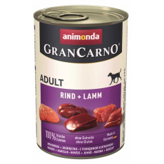 Animonda grancarno adult beef and lamb - wet dog food - 400g