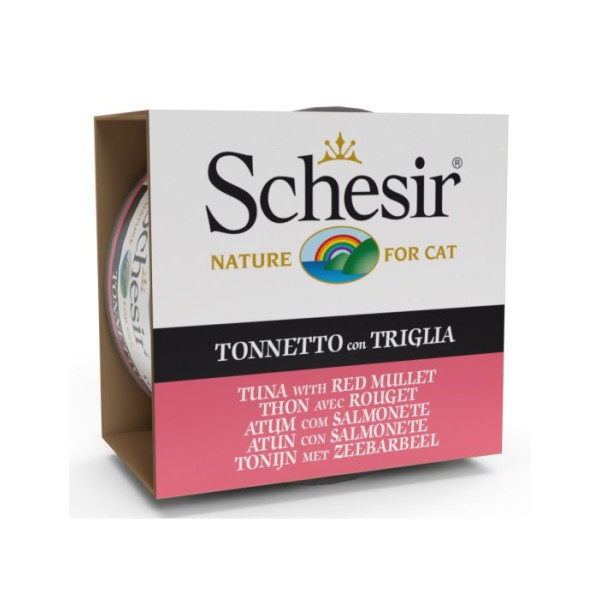 Schesir for cats Oceanic Adult in jelly tuna with red mullet 85g