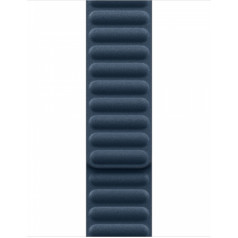 Ocean-colored, corrugated magnetic strap for 41 mm case - size S/M