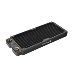 Water cooling Pacific C240 slim radiator (240mm, 2x g 1/4, copper) black