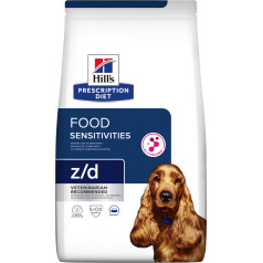 Hill's prescription diet food sensitivities z/d canine - dry food for dogs with allergies and food hypersensitivities - 3 kg