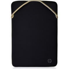 HP apgriežams aizsargājošs zelta klēpjdatora apvalks 14,1 collu piezīmjdatoram, melns un zelts 2f1x3aa