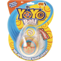 Yoyo ball yellow blister, yoyo with dots