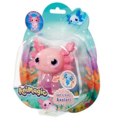 Animagic interactive axolotl toy, pink