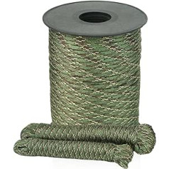 Savage Island 550 4 mm spole Paracord 7 serdeņu šķipsnas kempingiem āra amatniecībai dārzkopībai izdzīvošanas armijai DIY Bivak šūpuļtīkls teltis, pīta līnija, universāla virve