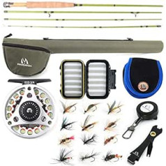 MAXIMUMCATCH Ultra-lite Fliegenrute Bach Panfish/Forelle Fischen in 6’/6’6’’/7’/7’6’’, 1/2/3 wt