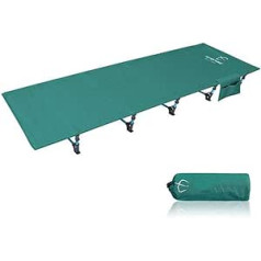 LSYOA Outdoor Folding Camping Bed Portable Ultralight Camping Bed with Carry Bag Folding Bed for Camping Travel Home Lounging Use