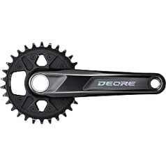 Shimano Deore Unisex FCM6120C0 Shimano Latest Series Level 2, Black, 30 Teeth