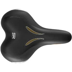 Selle Royal Lookin šosejas velosipēdu segli, melni/sudraba, 269 x 198 mm