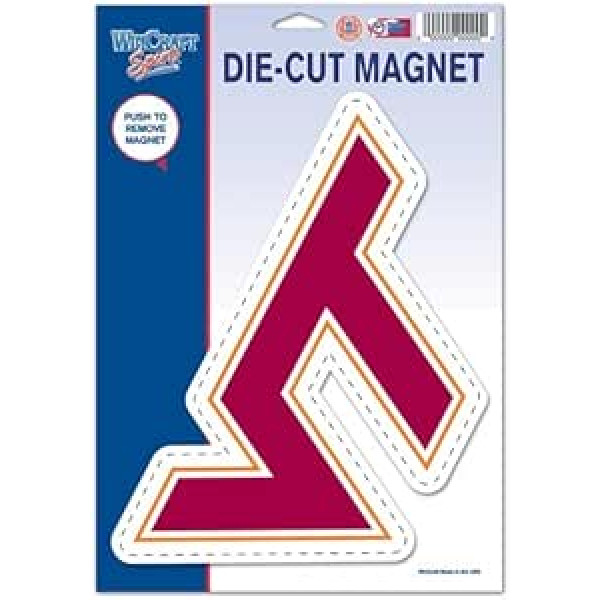 Wincraft NCAA Virginia Tech 81805010 die cut logo magnēts, mazs, melns