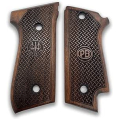 ZIB GRIPS pistoles rokturim Beretta 92S Roku darbs no riekstkoka Ars.06