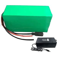 Seilylanka With 5A Charger 60V 12Ah 16S4P Li-Ion Battery Electric Two Tricycle Motorcycle Bicycle Ebike 255 x 100 x 70 mm