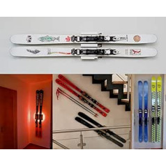Clipboart® Premium-Flex sienas stiprinājums - turētājs - slēpes - tūrisma slēpes - carving slēpes - pūderslēpes - kalnu slēpes - carvers - 360° stiprinājums pie sienas
