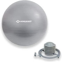 Schildkröt Unisex — Pieaugušo treningsbold 65 cm vingrošanas bumba, sudraba, 65 cm — augumam no 161 līdz 175 cm EU