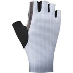 SHIMANO Unisex Advanced Racing Gloves Cimdi, balti, viens izmērs