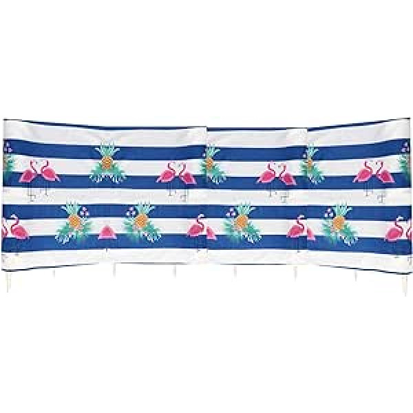 SPRINGOS Windbreak Beach Privātuma ekrāns 6 m 8 m 10 m 12 m 15 m