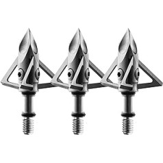 Ramcat Diamondback Broadheads, sudraba, 100 grunts