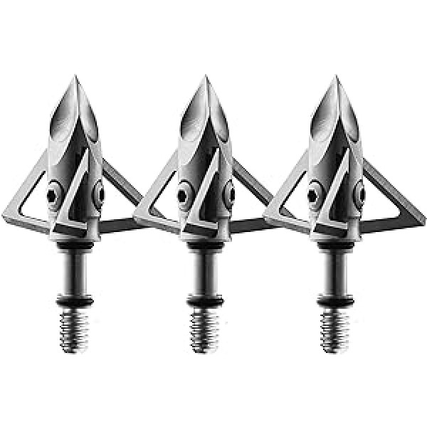 Ramcat Diamondback Broadheads, sudraba, 100 grunts