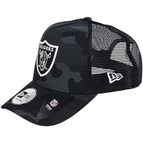 New Era - Oakland Raiders regulējams vāciņš - serde - tumša maskēšanās