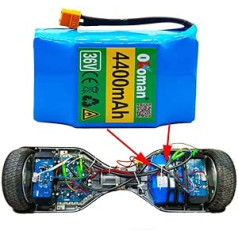 (Delivery in 5-7 Days) 36V 4.4ah 10S2P Rechargeable Li-ion Battery Lithium-Ion for Electric Self Balancing Scooter Hoverboard Unicycle