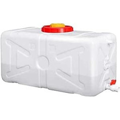 FIXARE Portable Water Reservoir Household Outdoor Rectangular Water Tank Horizontal Water Storage Water Tank Made of HDPE Plastic Food Grade