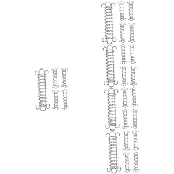 Sosoport 25 PCS atsperu vēja virves sprādzes nerūsējošā tērauda atsperu sprādzes Markīzes līnijas spriegotājs telts klāja tapas Virves sprādzes Profesionālās virves spriegotāja rīks nerūsējošā tērauda daudzfunkcionālas tapas