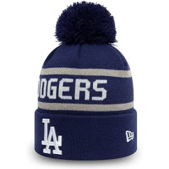 New Era LA Dodgers Bobble Hat — MLB Jake Cuff Knit — tumši karaliski zila