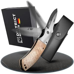 Ziemeļu rajons divu roku nazis PK100 saliekams nazis ar koka rokturi Legāls Vācijā Finest 440C Steel for Outdoor Survival Knife