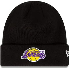 New Era Los Angeles Lakers NBA League Essential Black Cuff Knit Beanie