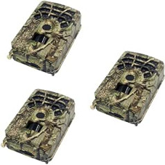 Supvox Pack of 3 12 Digital Camcorders Dog Camera Digital Camera Digital Camera Outdoor Camera Hunting Camera Camcorder Catching Night Vision Video Camera Animal