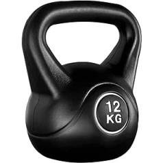 Yaheetech Kettlebell 6 kg 8 kg 10 kg 12 kg 16 kg 20 kg Svari spēka treniņam Fitnesa Vingrošana Kettlebell šūpoles stienis bumbas svars