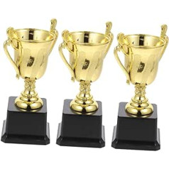 CLISPEED 2 Stück Trophäen-Partygeschenke Geschenk Für Kinder Spielzeug Mini-Spielzeug Kinderspielzeug Spielzeug Für Jungen Kunststoff Gold-Trophäen Gold-Belohnung Trophäen